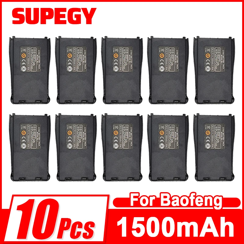 NEW BF 888S Battery Compactible with Bateria Radio Baofeng 777s 1500mAh BF-666S BF-C1 Baofeng Walkie Talkie Two-way Radio