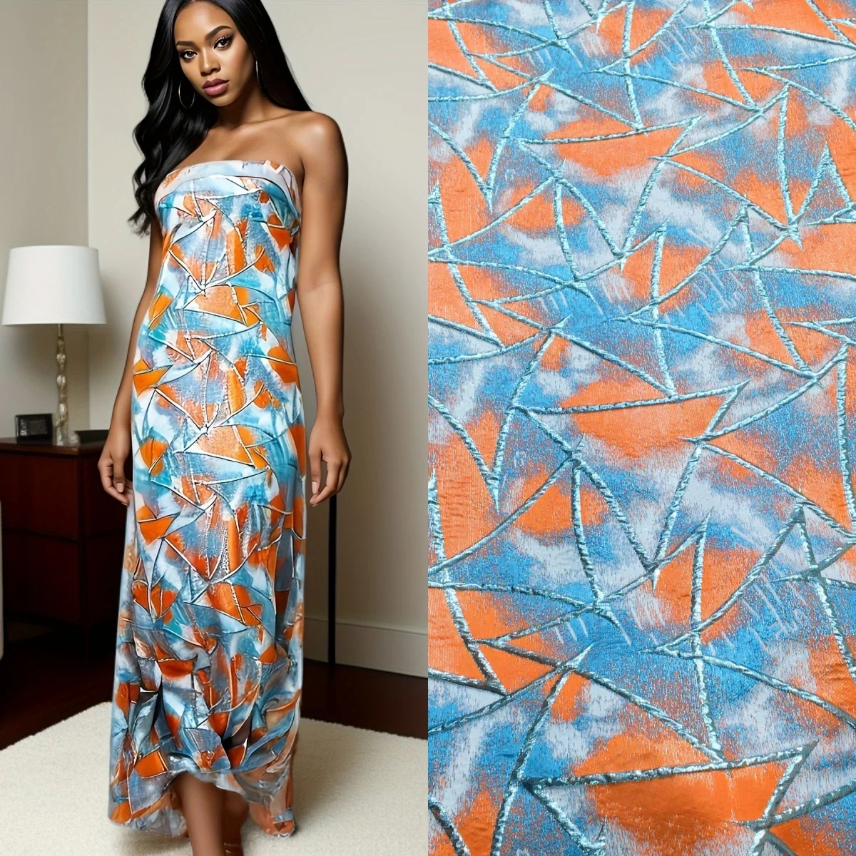 

Женская жаккардовая кружевная ткань, новая нигерийская позолоченная французская кружевная ткань для женских свадебных платьев, шитье A3939, 2024