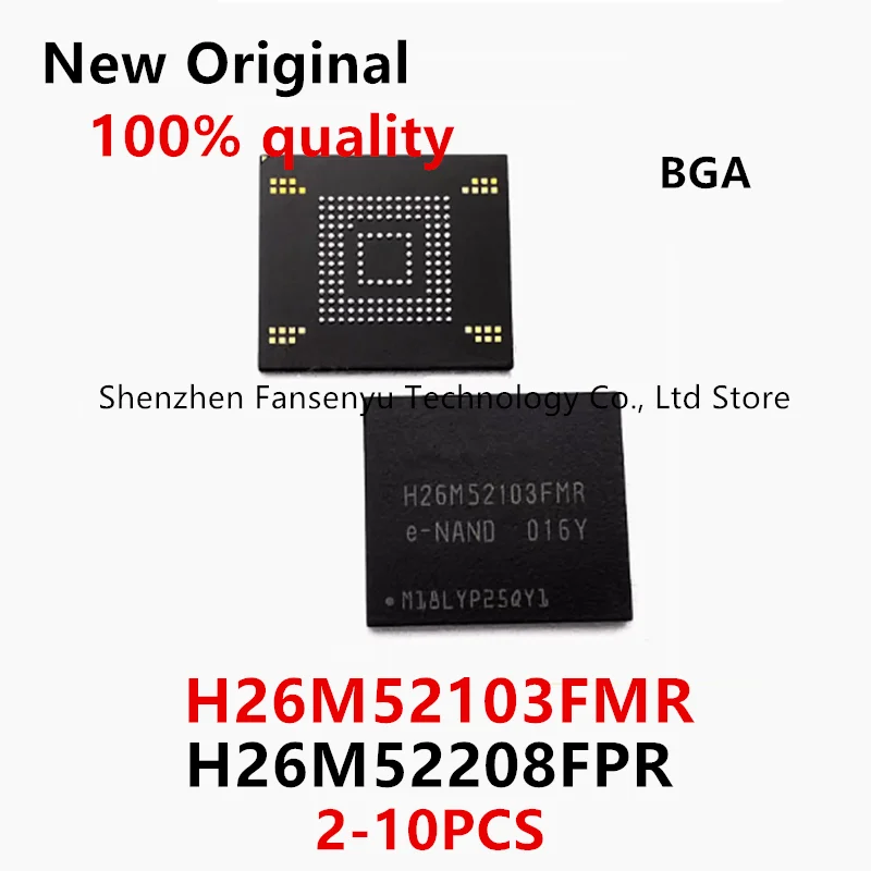 

(2-10piece)100% New H26M52103FMR H26M52208FPR BGA Chipset