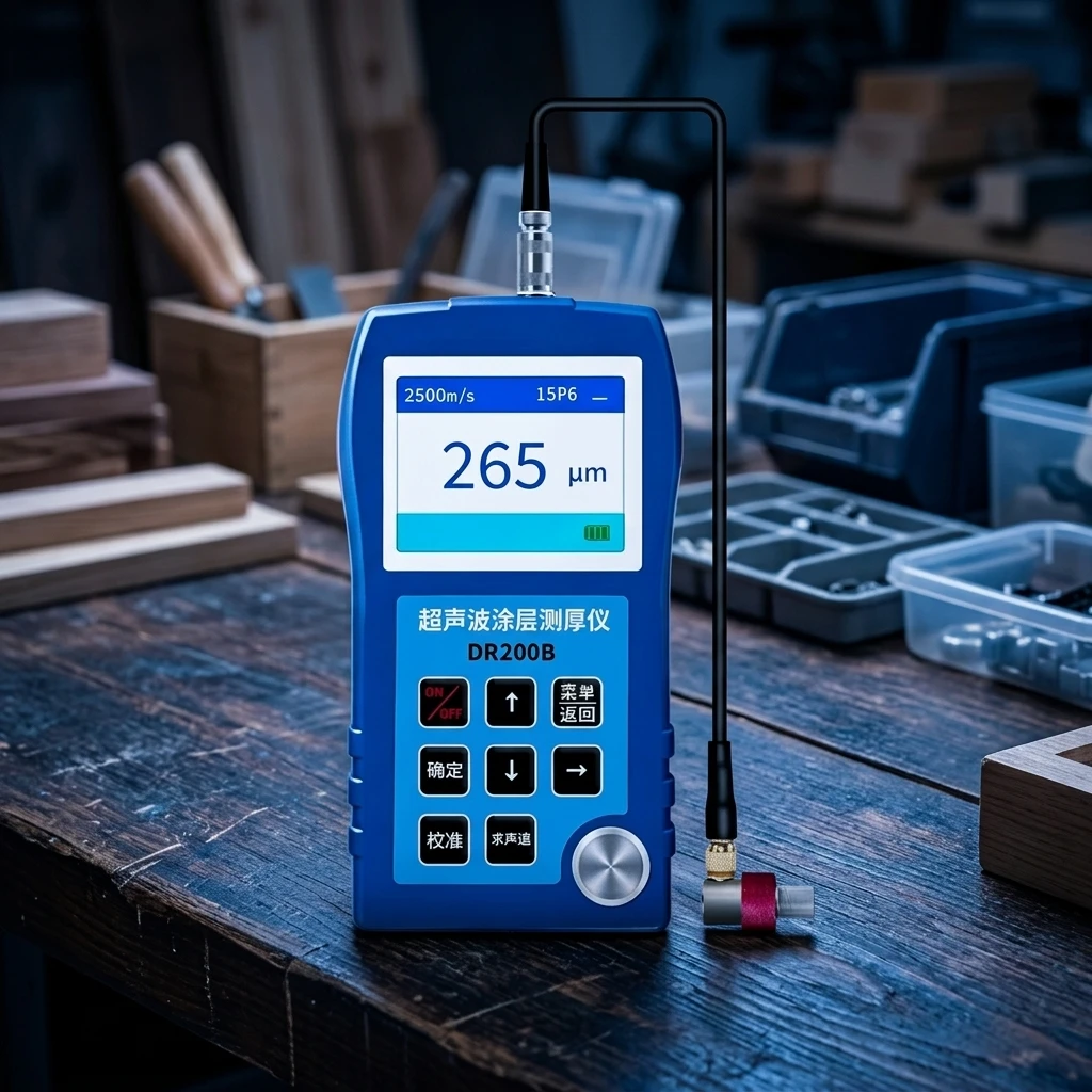DR200B Ultrasonic Coating Thickness Gauge