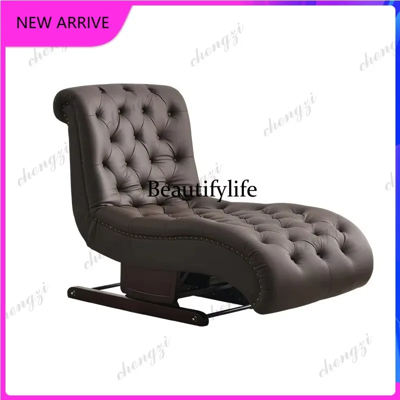 E182 Multifunctional Balcony Living Room Simulation Vibration Massage Zero Gravity Lazy Sofa Bed Chair
