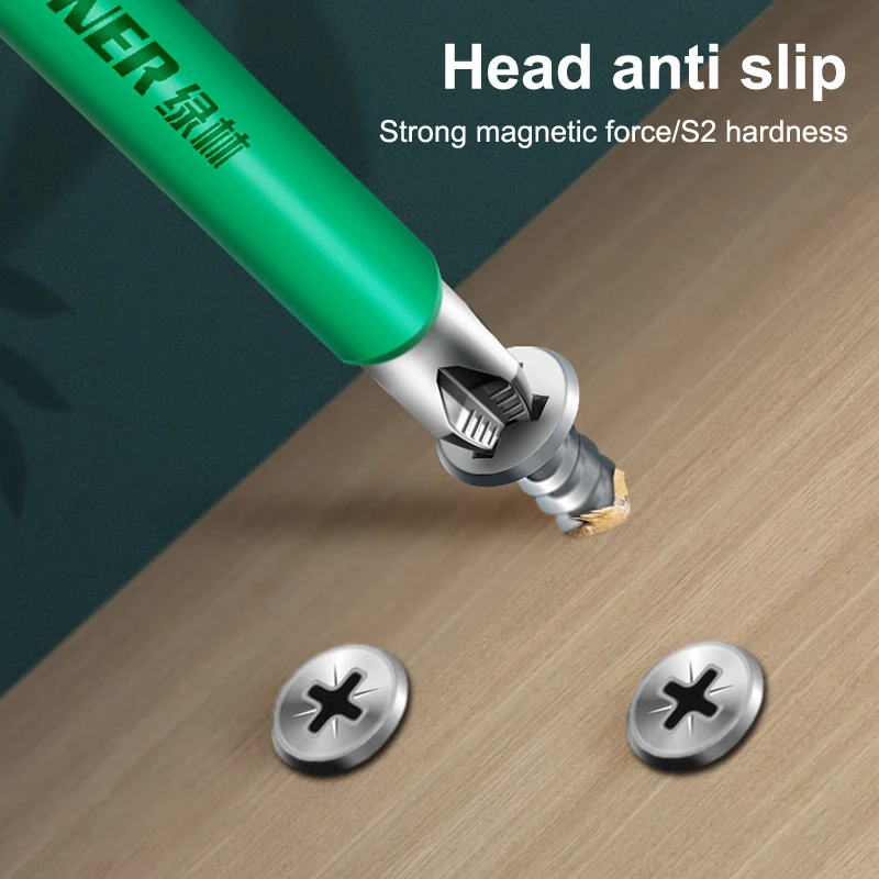 Set Setelan Selendang Pegangan Heksagonal Universal Super Keras Anti Selip Obeng Anti Karat Alat Tangan Magnet Mini