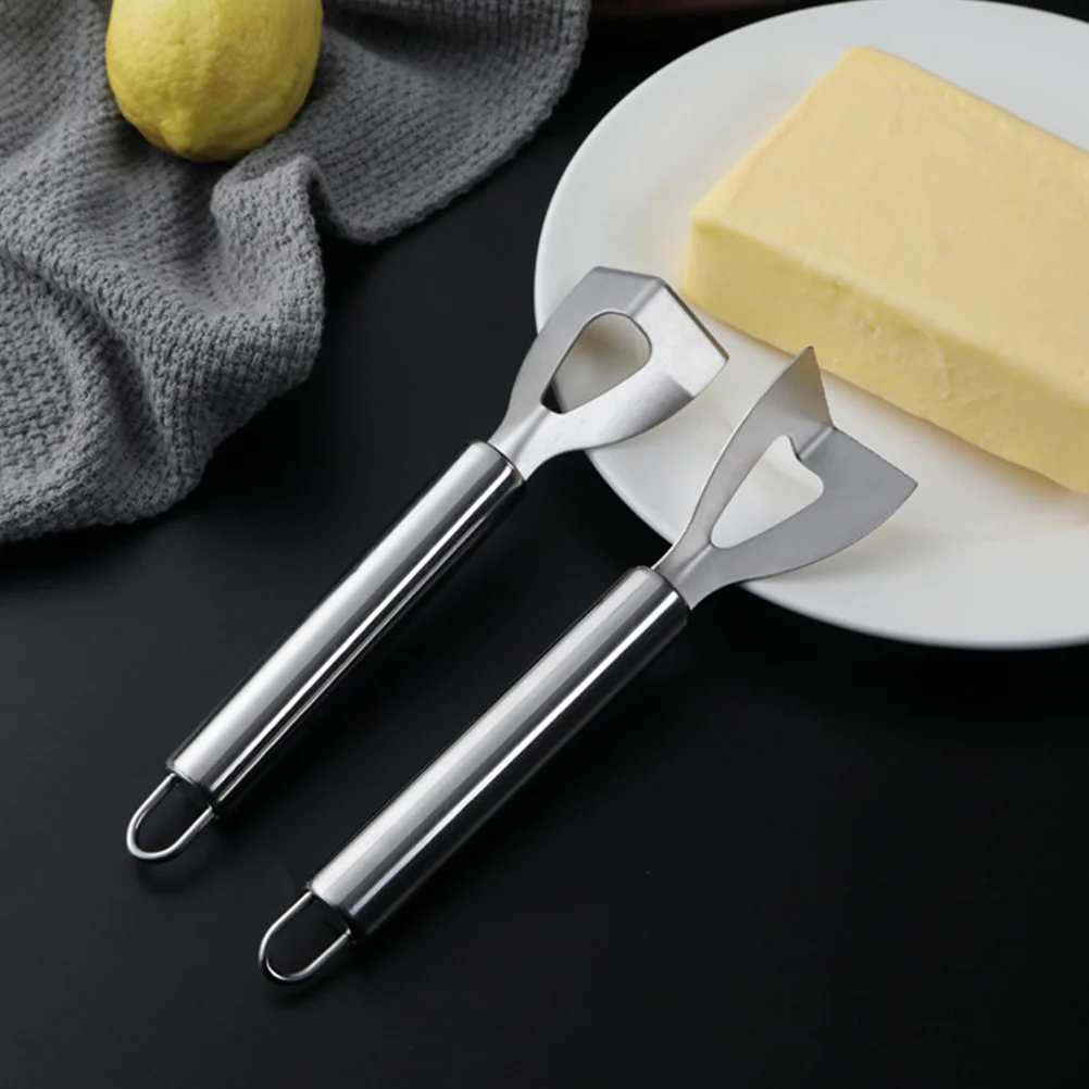 

3Pcs Butter Stainless Steel Cheese Cutter Kitchen Accessory Rust Resistant Easy Clean Multi Use Slicer for Home