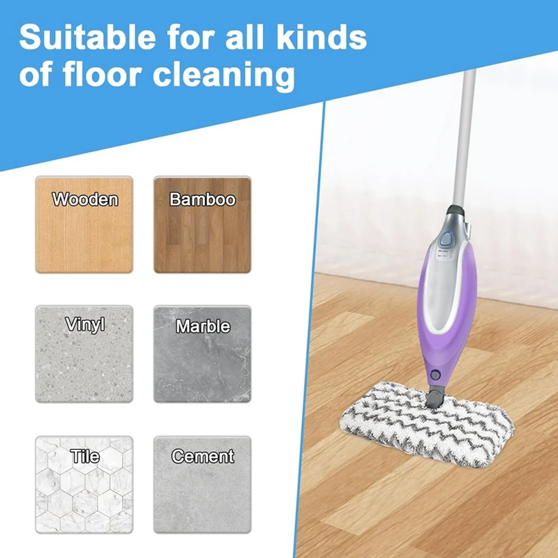 【Berserkk】وسادات بديلة لممسحة البخار لسلسلة Shark S3500 S3501 S3601 S3501S S3601C ممسحة جيب بخارية من الألياف الدقيقة