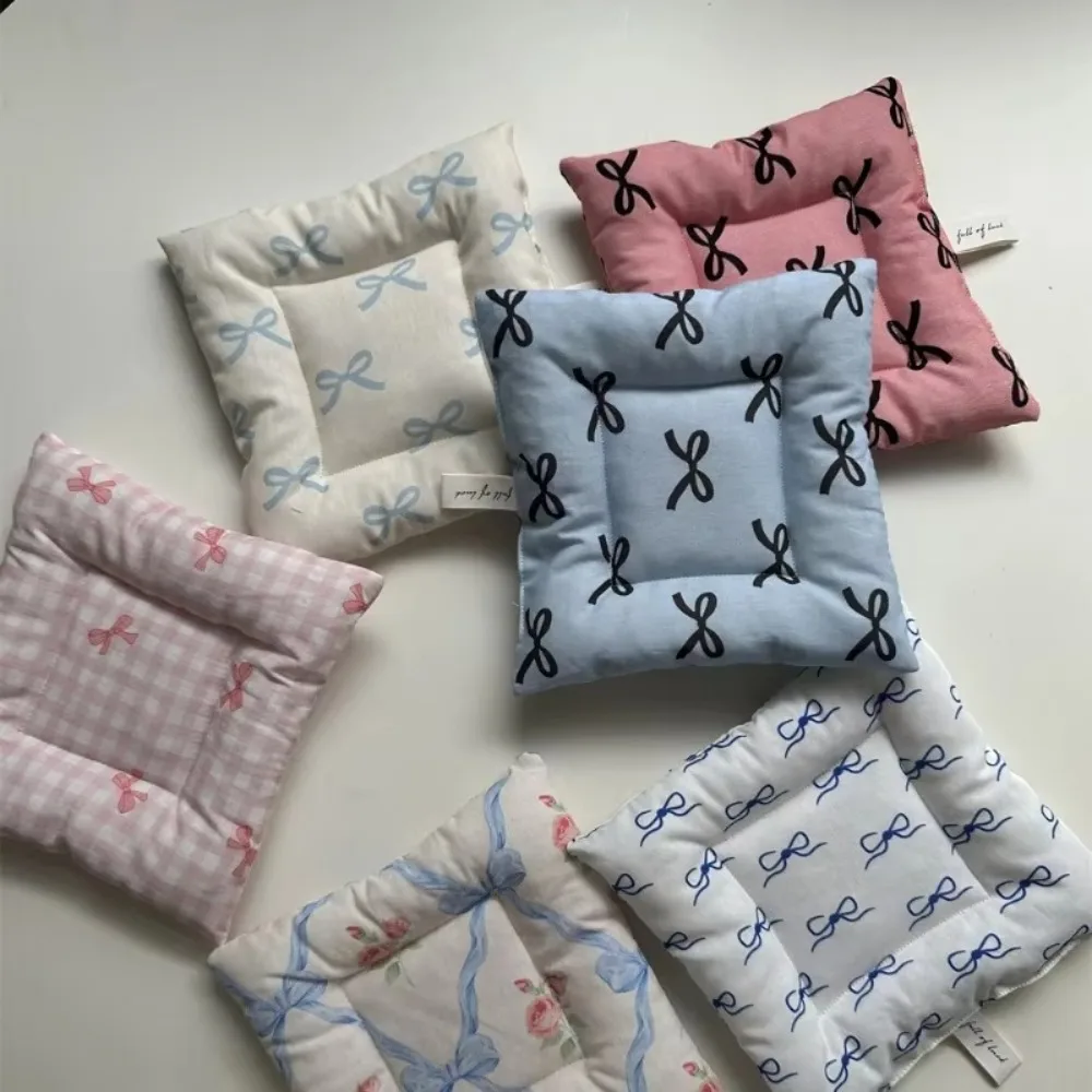 Cute Bow Pattern Cup Mat Heat Resistant Non-slip Insulation Pad Table Protector Pad Home Decoration