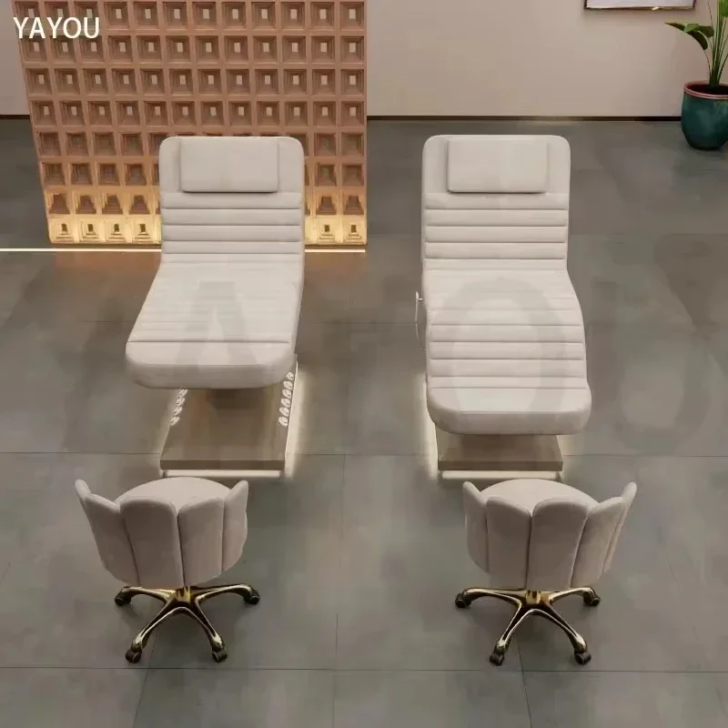 

Роскошная деревянная кровать 2025 года с LED-подсветкой, 3-моторным массажным механизмом и настраиваемым красочным дизайном для гостиной, модель 5R