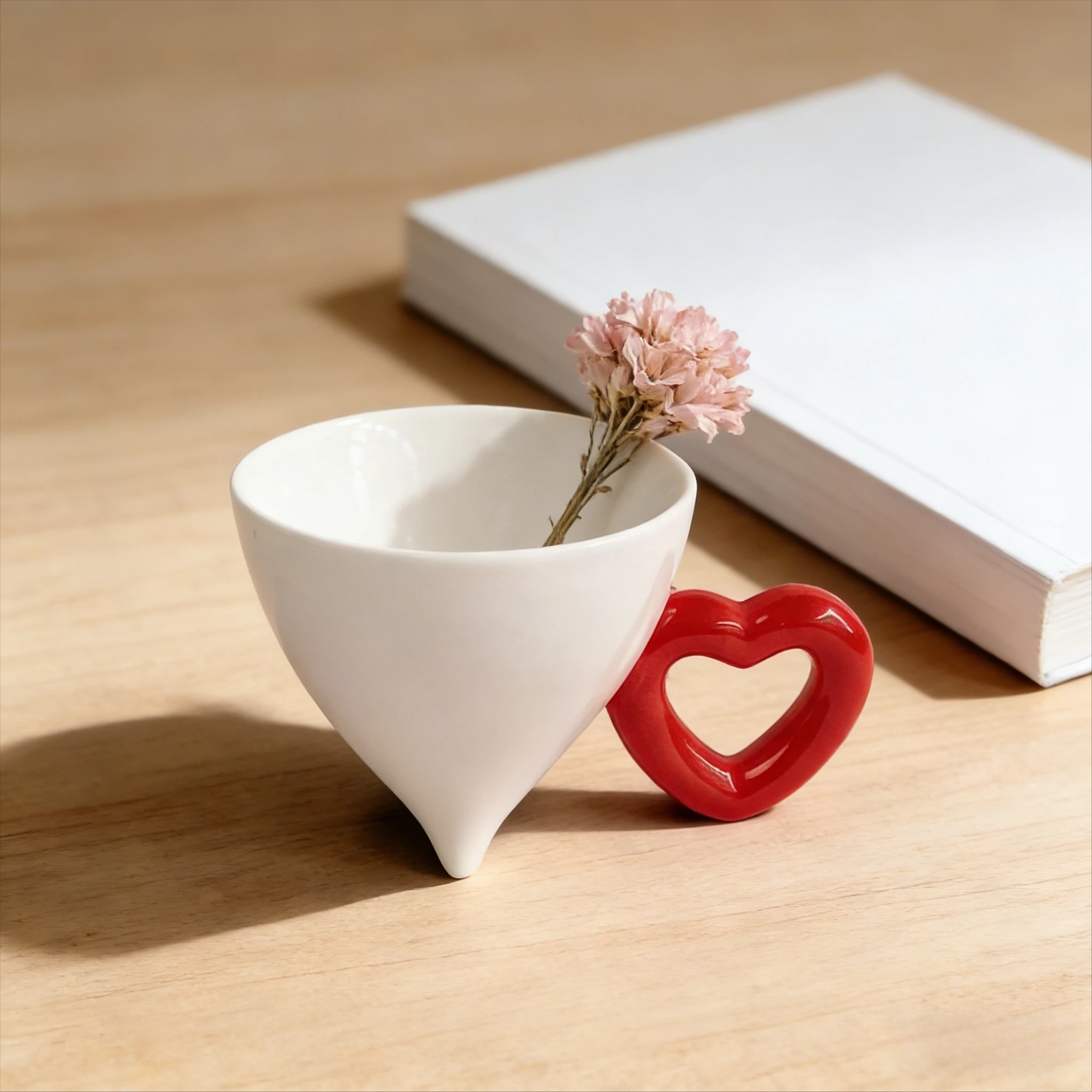 Japanese Ceramic Conical Mugs Triangle Support Hand Pinched Colorful Coffee Cups Heat Resistant for Home Office Daily Drinkware