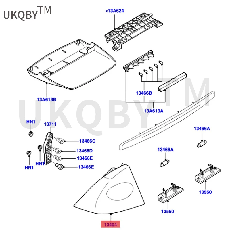 Suitable for Fo rd Fo cu s Rear lights Lamp Assembly - Rear Right electrical system