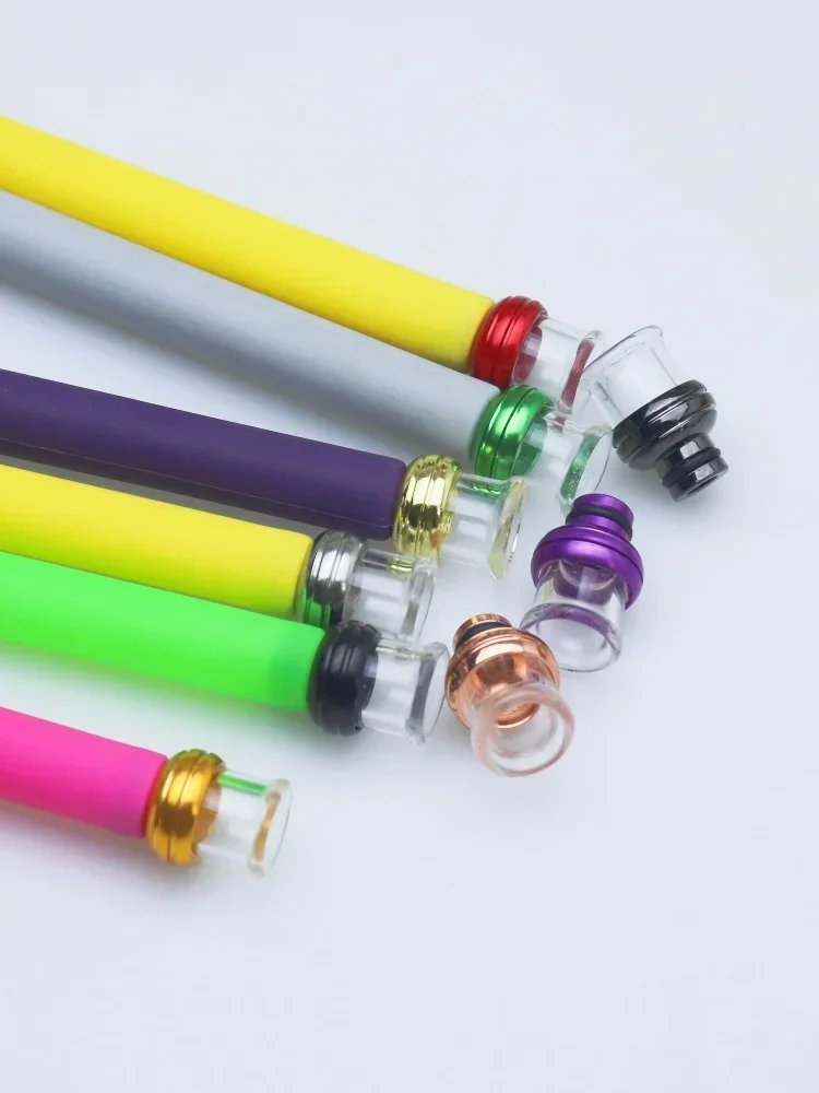 510 زجاج من الفولاذ المقاوم للصدأ دائري DRIP TIP مفصل من القش