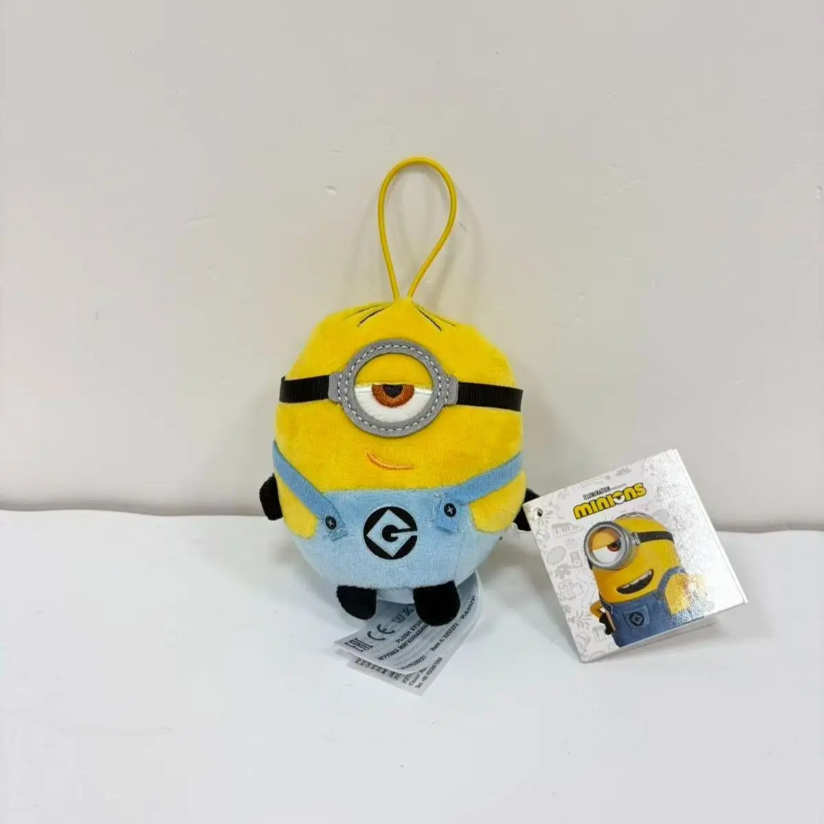 Minions cartoon cute plush keychain kawaii for boys and girls doll 10cm super cute figure pendant anime merchandise wholesale - view 5