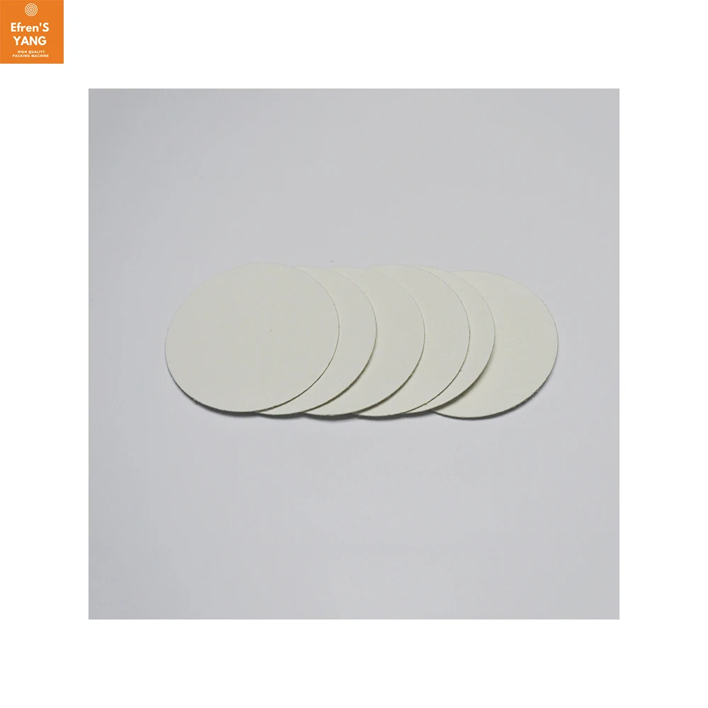 Tampão de alumínio do forro do selo da folha, selagem da indução, 28mm, 40mm, 58mm, tampa laminada plástica, forros de papel, casca fácil, 1000 PCes