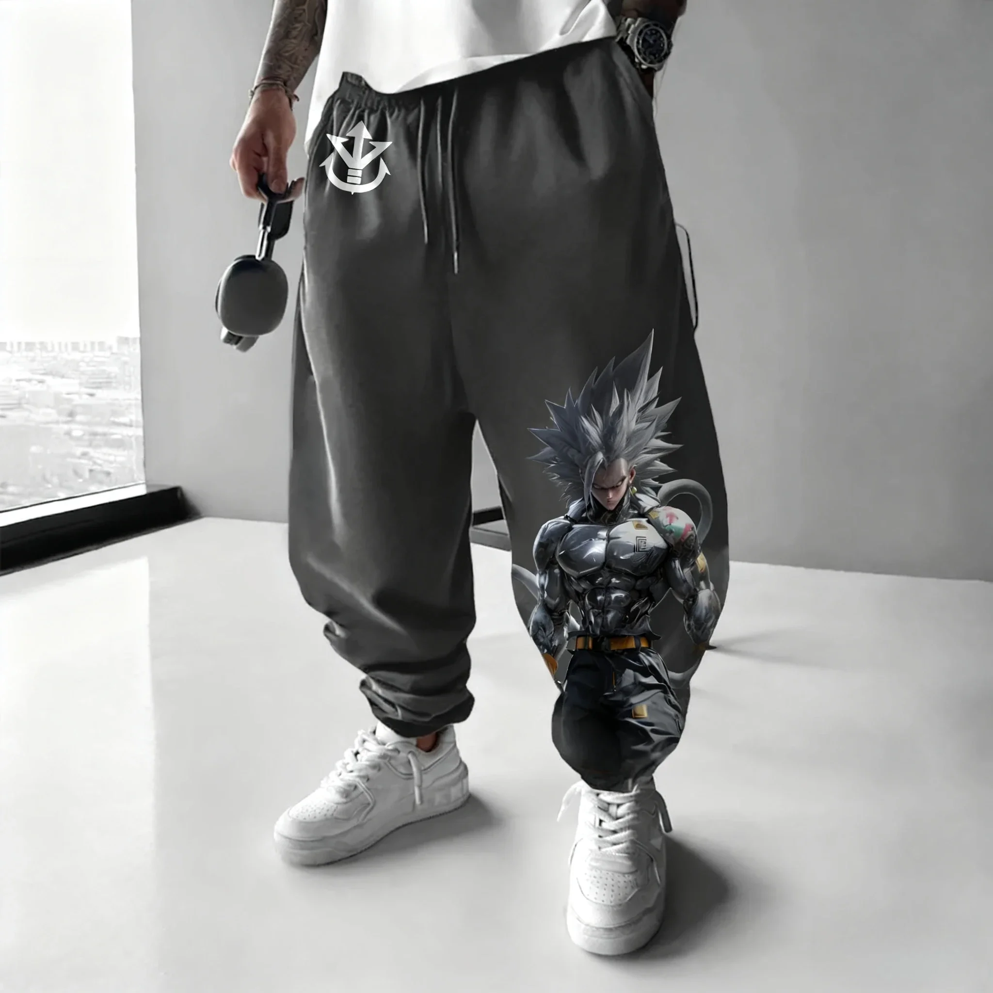 

Dragon Ball Super Saiyan Anime Printed Men's 2025 Men's Autumn/Winter New Pants Loose Casual Street Hip Hop Sport Sweetpants