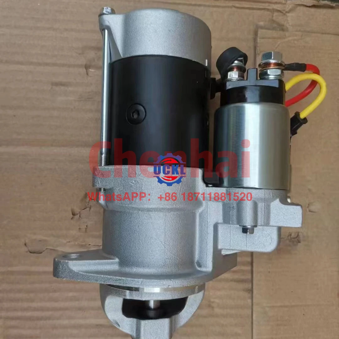 

600-813-4530---Engine S6D125 starting motor 24V. PC400/PC300 excavator electrical parts