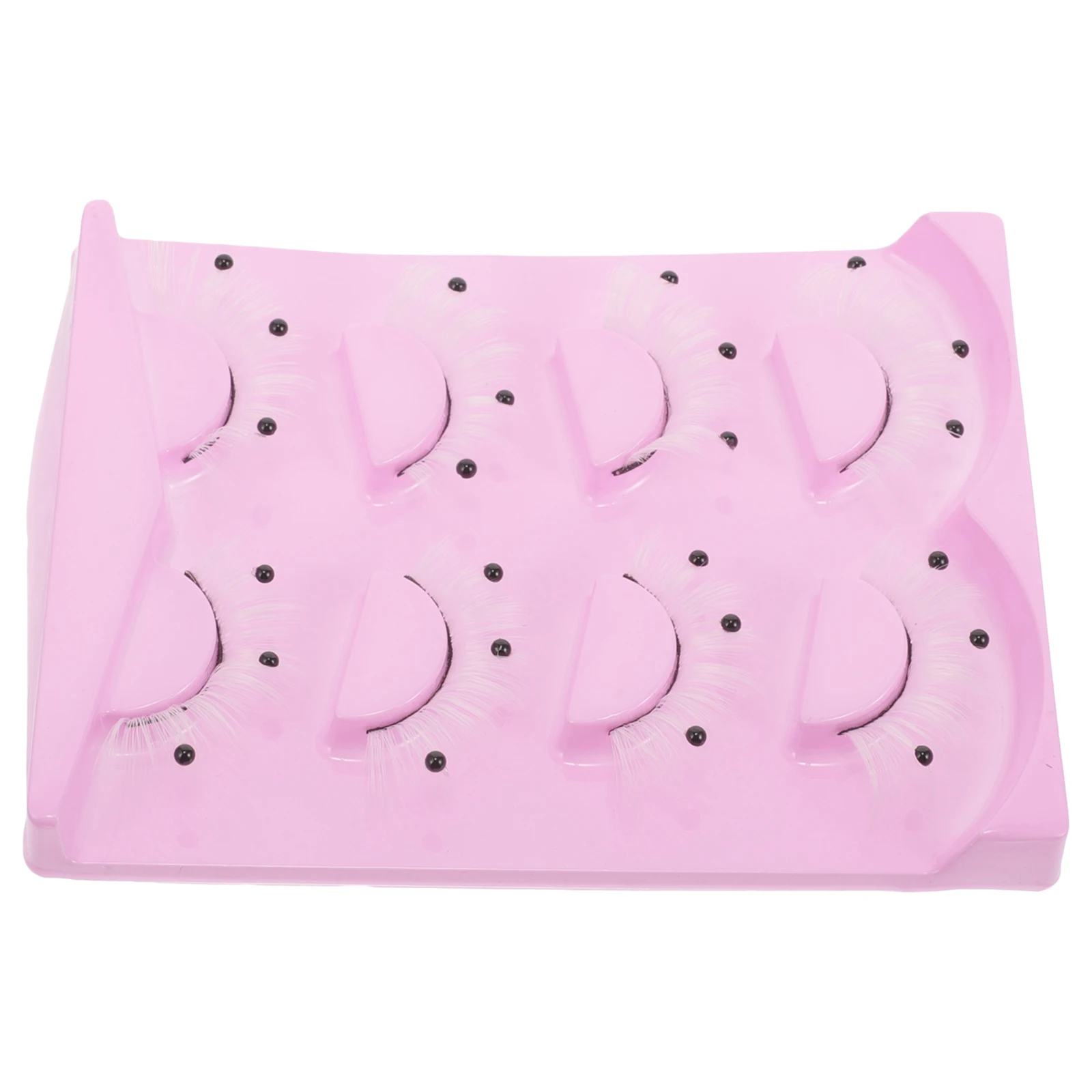 4 paia di ciglia finte bianche estensioni ciglia finte lunghe aspetto naturale cosplay festival trucco ciglia da palcoscenico