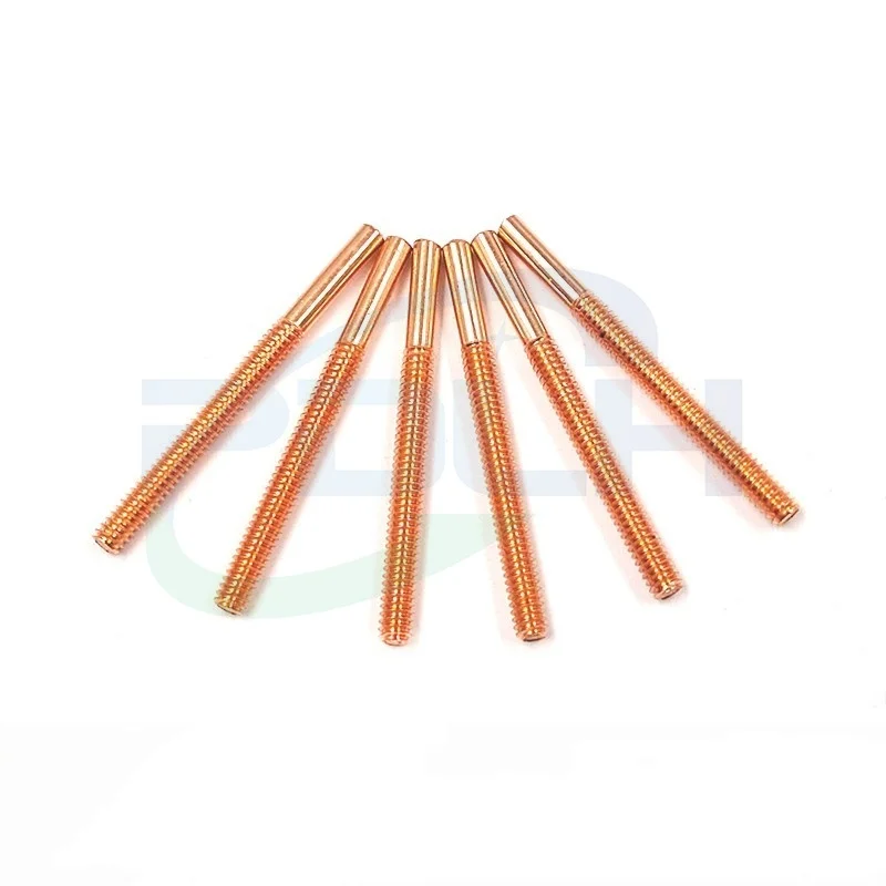 1PCS EDM Threaded Electrode Rod Copper Thread Electrode for Spark Erosion Machine Thread Tapping Electrode Spare Parts
