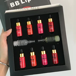 5ml BB Lips Ampoule Serum Starter Kit Semi-Permanent BB Lip Gloss Tinted Pigment Lasting Moisturizing For Lip Care Glow