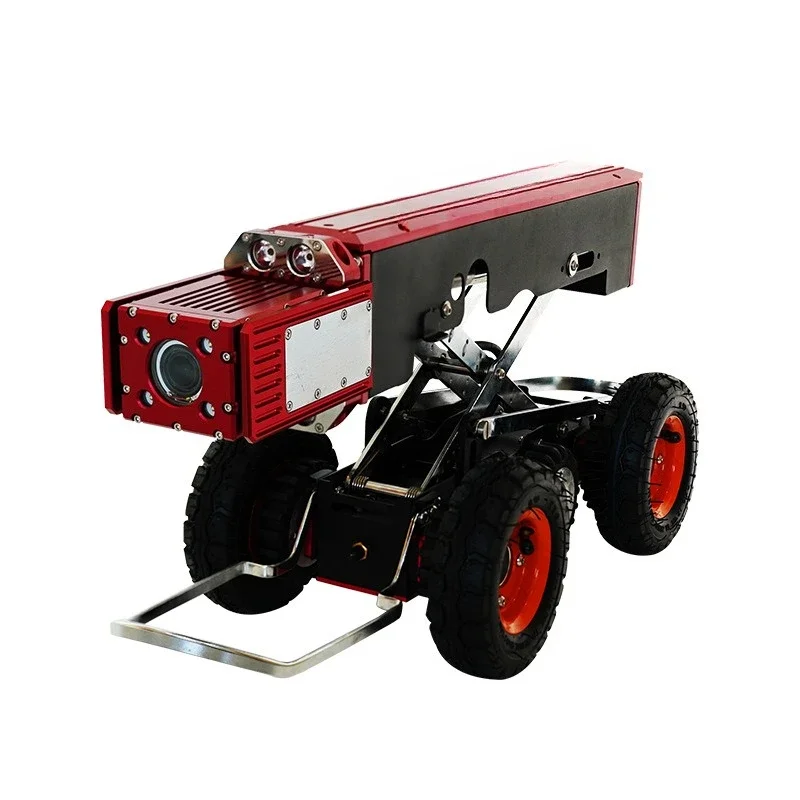 High-precision pipeline blockage deposition detection robot