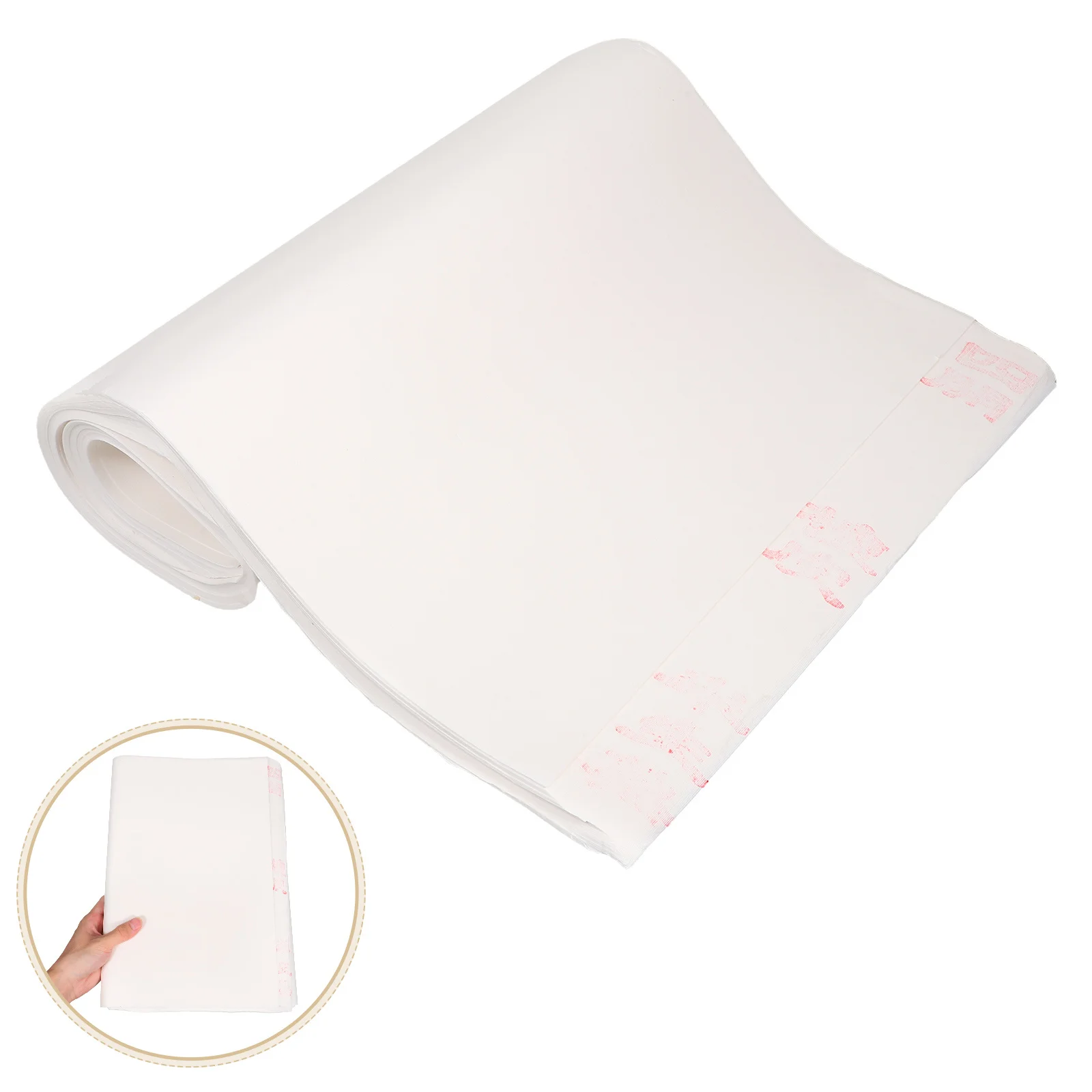 

100Pcs Calligraphy Xuan Paper 26.7x13 Smooth Texture Traditional Craft Fine Absorbent Brush Ink Practice Calligraphy Copy Paper