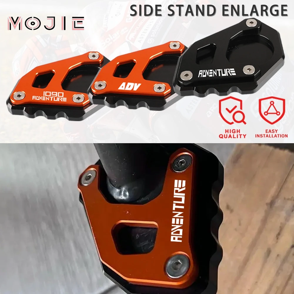 2023 2022 2020 ملحقات الدراجات النارية أحذية بمسند لـ 1050 1090 1190 1290 Adventure S R حامل جانبي لوحة تمديد أكبر #1