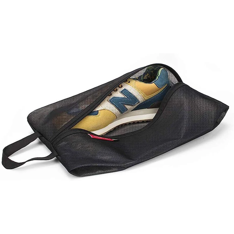 1pcs Shoe Storage Bag Portable Travel Mesh Shoe Bag Waterproof And Moisture-Proof Mesh Cloth Travel Bag