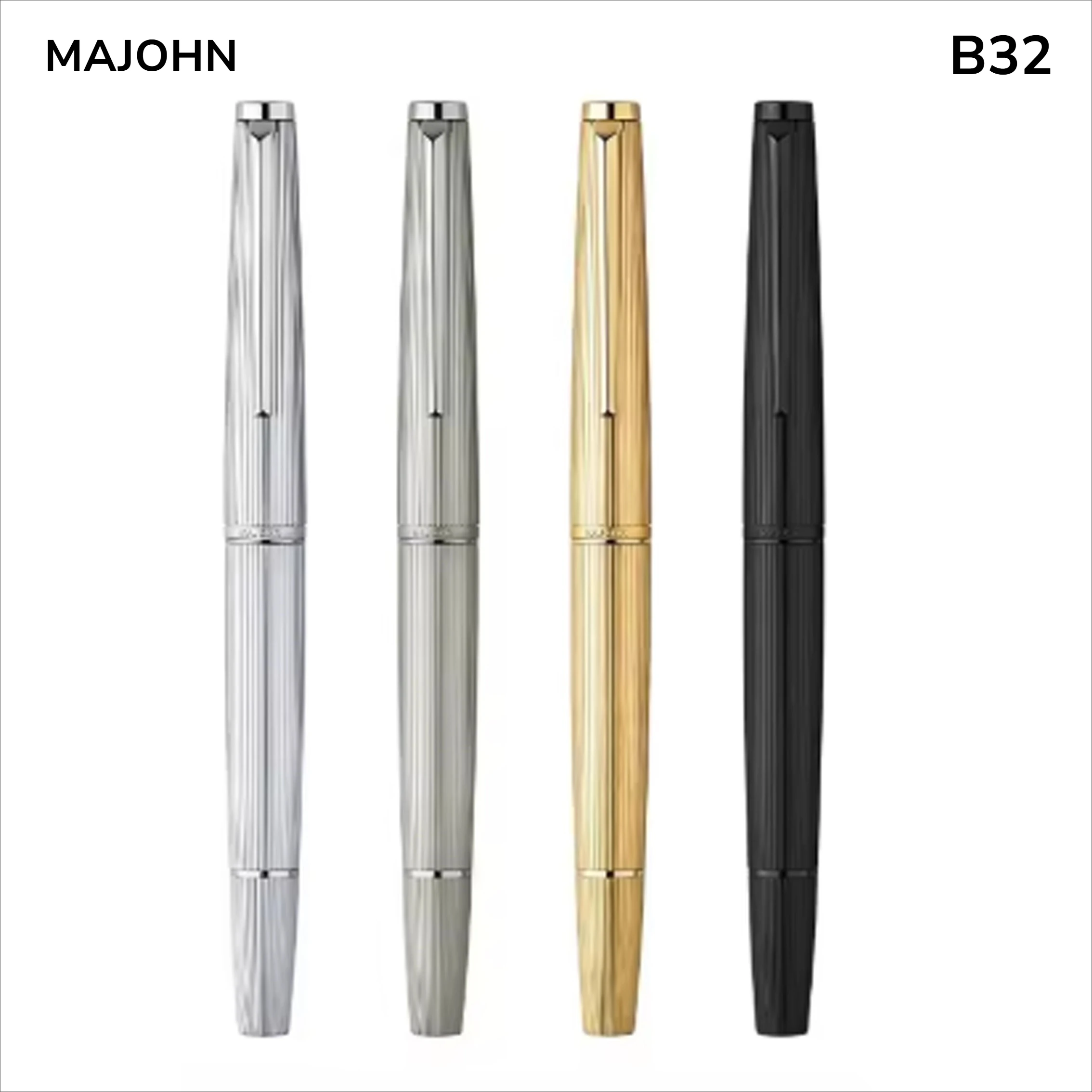 majohn-b32-series-fountain-pen-mini-classic-f-nib-short-steel-portable-pocket-pen-pk-jinhao-59-school-office-supplies-stationery