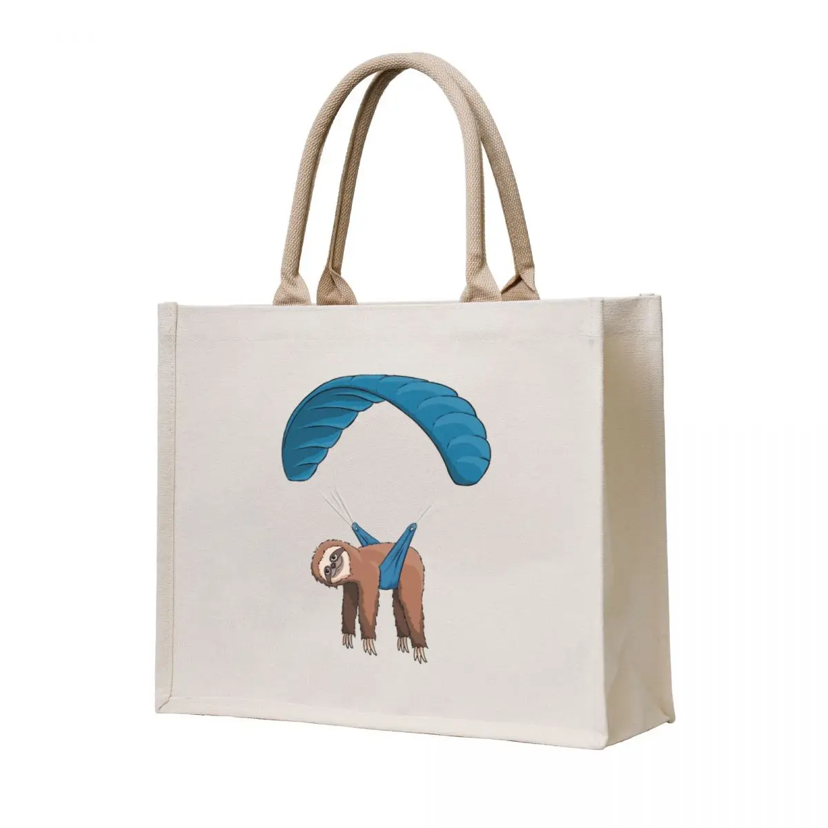 

Paragliding Flying Sloth Sunglasses Skydiver Paraglider Tote Bag tote bag men supermarket folding bag hand bags