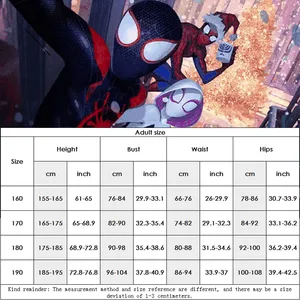 Superhero Spider Man cosplay costume for men and women, Spider-Man, Gwen, Miles, Morales, Halloween Bodysuit 9 Main Sales Fantasy Sexy Female - №7