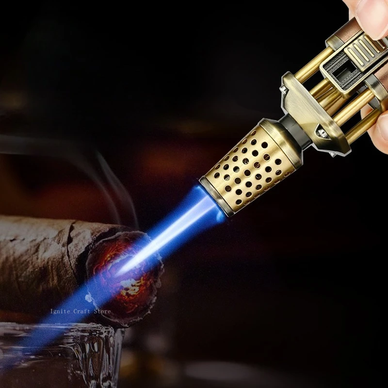 

Новый надувной ветрозащитный распылитель JOBON с синим пламенем, кухонный воспламенитель для барбекю на открытом воздухе, аксессуары для сигарет, мужской подарок