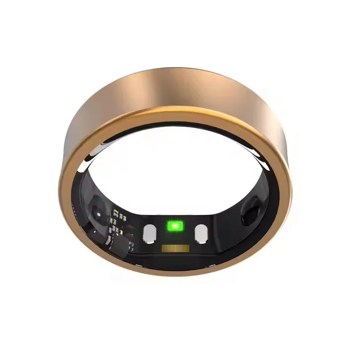 New Design Wireless Rechargeable 5ATM Waterproof Stainless Steel Smart Ring Sleep Monitoring Heart Rate Monitor Health Tracker