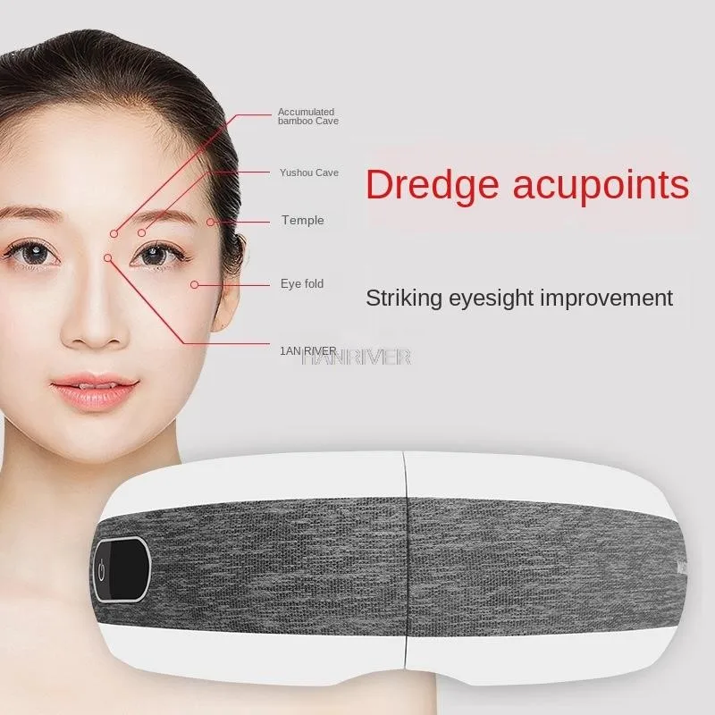ذكي العين مدلك الساخن ضغط العين Vibromasseur الموسيقى آلة العناية بالعين الوخز بالإبر نقطة تخفيف التعب مدلك