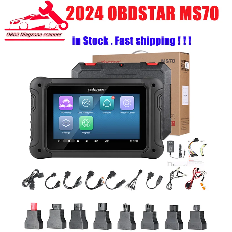 

Диагностический сканер OBDSTAR MS70, Универсальный OBD-сканер для мотоциклов и велосипедов, считыватель кодов неисправностей, Полная диагностика системы PK MS50 MS80