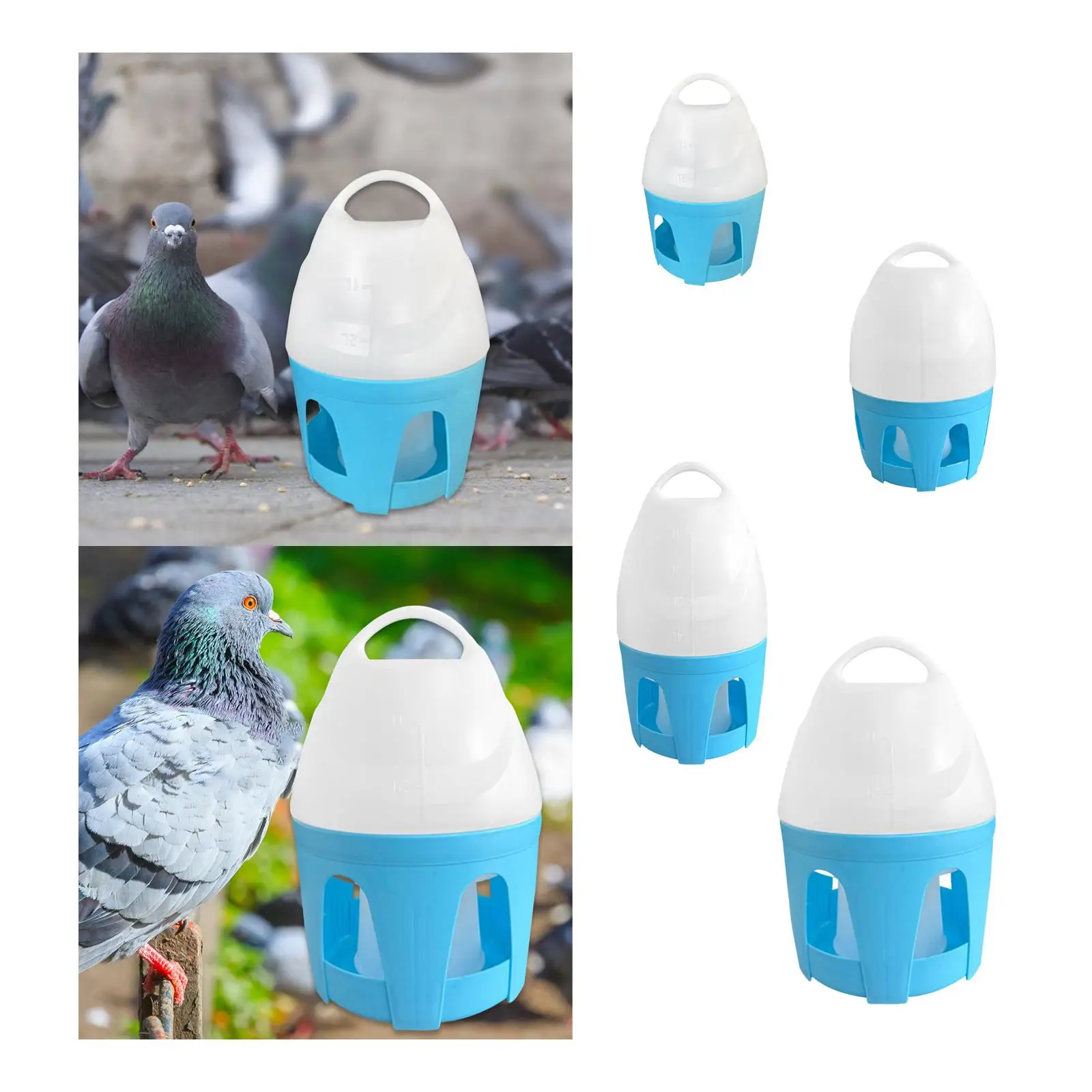 

Автоматическая поилка для голубей, подвесная, для улицы, аксессуар для клеток, кормушка для птиц, бутылка для воды для канареек, уток, цыплят, скота, павлинов