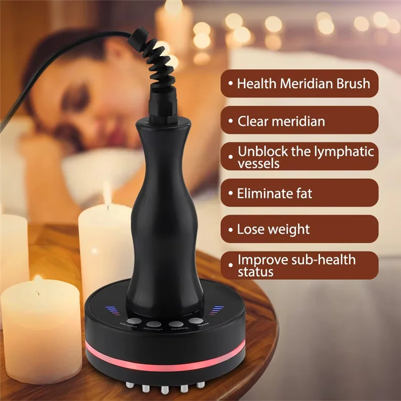 -A01R Electric Meridian Massage Brush Anti-Cellulite Anti-Cellulite Withheating Function