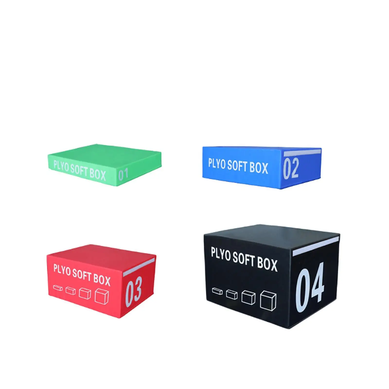 Plyometric Jump Box Step Up Box Foam Easy to Clean Jumping Jump Training for Fitness Training Physical Training Adults