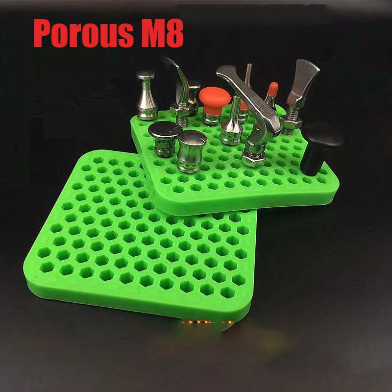 Nova cabeça de reparo do carro m8 rosca mandril substituição cabeça placa armazenamento pdr reparação caneta rosqueamento ferramenta substituição