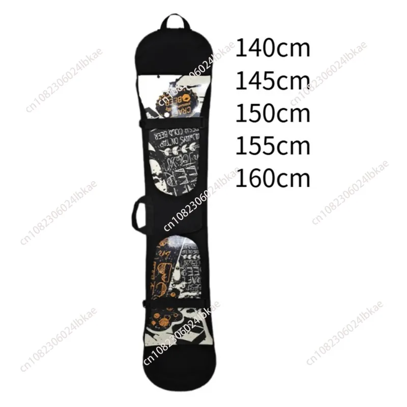 Snowboard Cover Sleeve Case Backpack Transport Water Resistant Lightweight Carry Case Travel Bag Snowboard Bag for Winter Sport