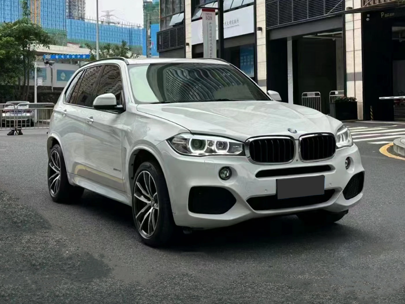 جودة عالية أفضل مادة PP M Tech Style المصد الأمامي والخلفي Assy لسيارات BMW X5 F15 2013-2018 طقم الجسم #2