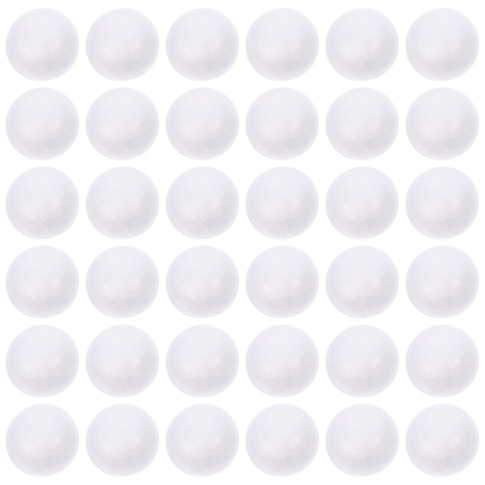 50Pcs 6Cm White Sol…