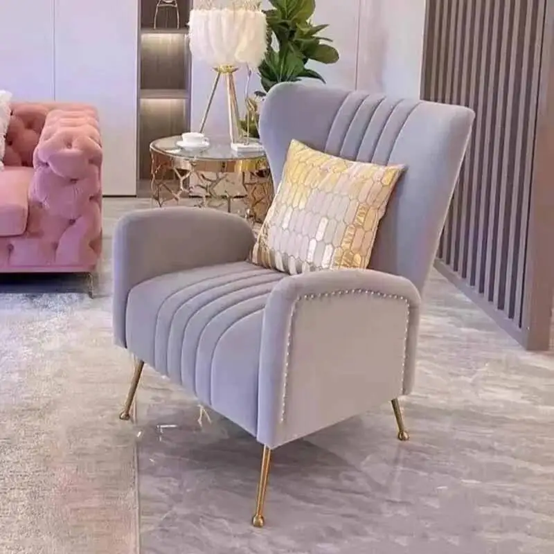 

Comfy Elastic Chairs Vip Living Room Relax Cool Single Ergonomic Nordic Chairs Vanity Floor Balcony Sedie Da Soggiorno Furniture