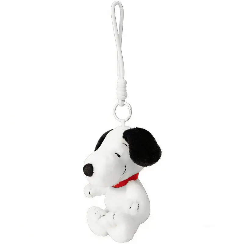 Genuine Snoopy Plush Bag Pendant Cute Cartoon Puppy Doll Keychain Lovely Ornament Perfect Holiday and Birthday Gift