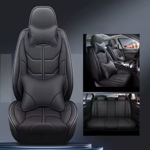 Universal Leather Car Seat Covers For Jetour Chery Tiggo 3X 5X 7 8 Pro Max Arrizo Opel Corsa D E F Auto Interior Accessories