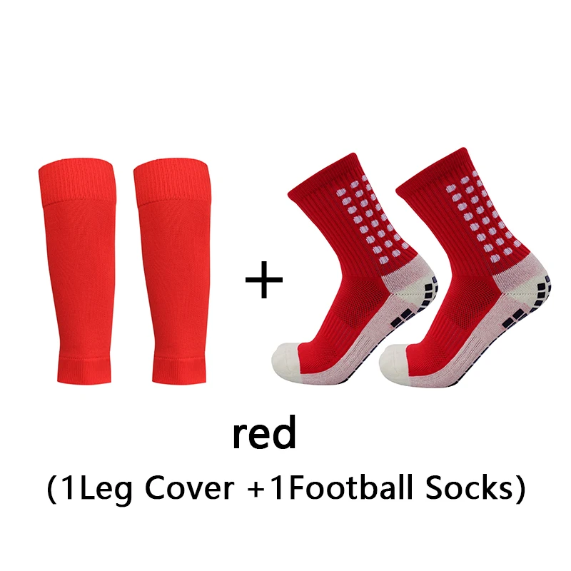 for 1 set suitable adult high elastic football football leg cover sports leg cover football socks outdoor protective equipment