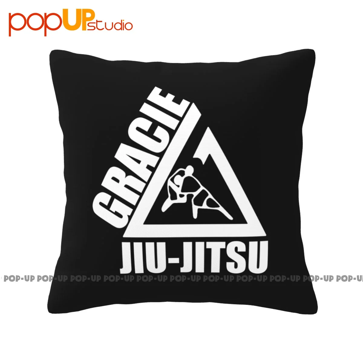 Custom Gracie Jiujitsu Pillowcase Throw Pillow Cover Washable Home Decor Zipper Type