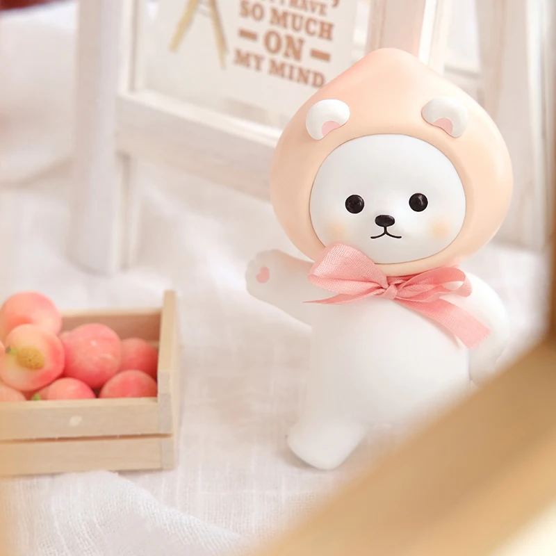 Planet Bear Series Mini Popea Original Action Figure Cute Doll Kawaii Model Tabletop Decoration Gift For Girlfriend