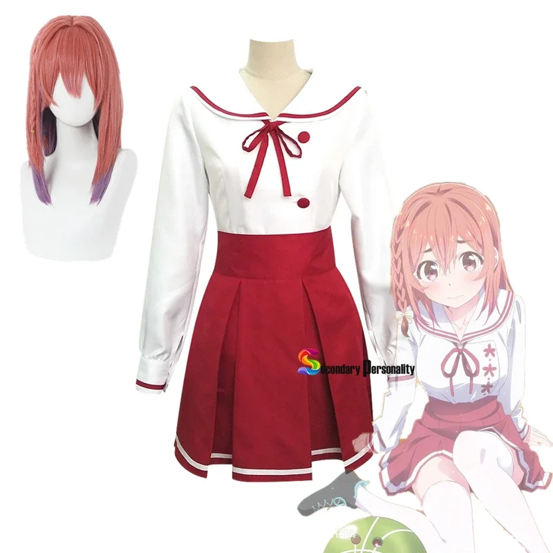 애니메이션 사우라스와 수미 코스프레 원피스 긴 소매 시즌 여자 친구 엔드 코스튬, 2021 신제품