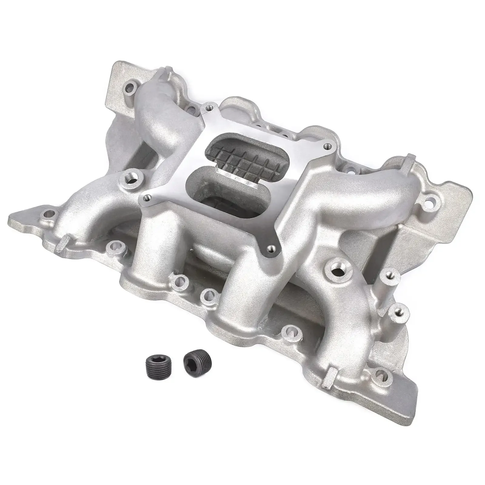 AP03 7564 Aluminum Air-Gap Dual Plane Engine Intake Manifold for Ford 351C 2V