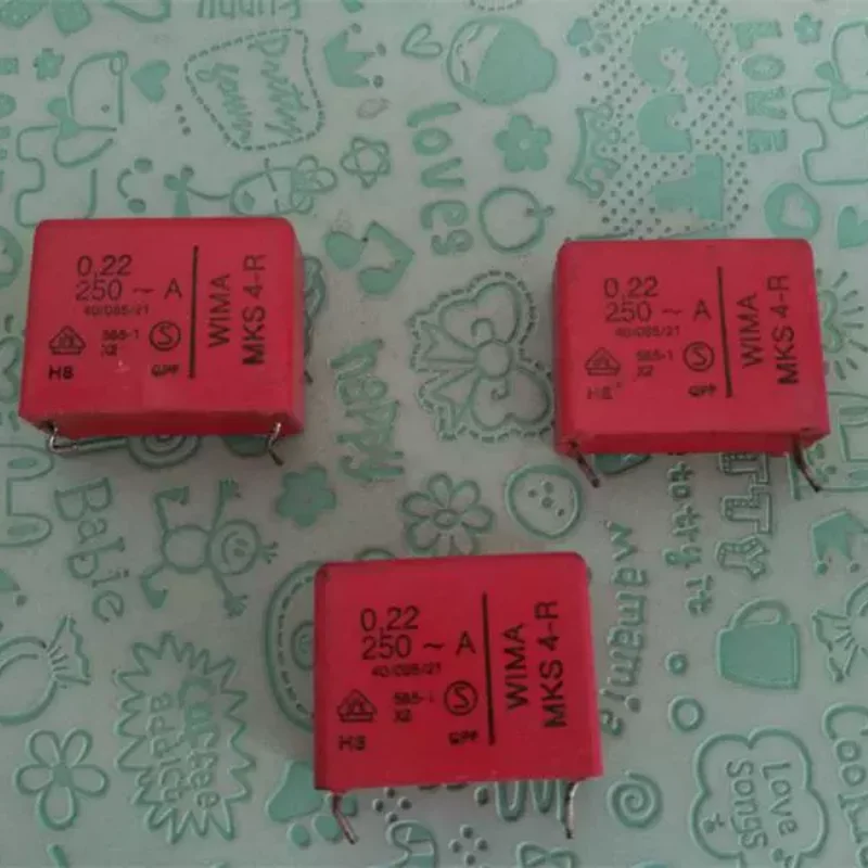 10-100pcs WIMA MKS4-R 0.22UF 250V AC fever coupled infinite film capacitor from Germany