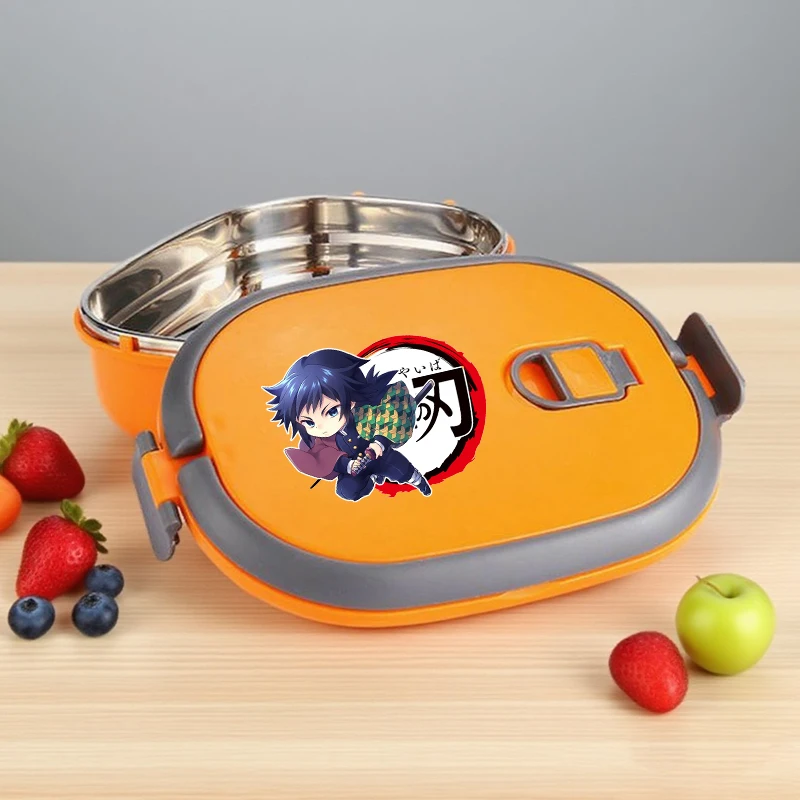 

Demon Slayer Kimetsu No Yaiba Insulated Lunch Box Cartoon Anime Lunch Case Student Office Worker Large Capacity Sealed Bento Box
