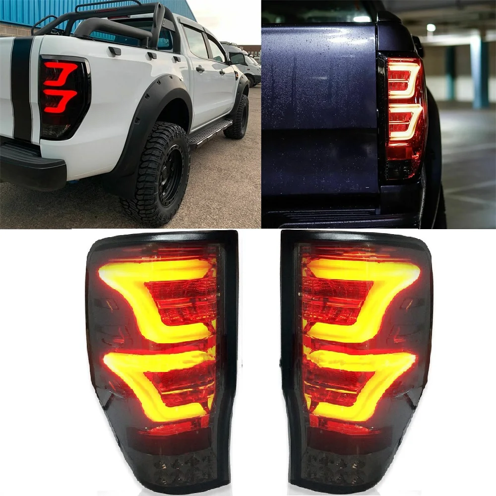 Auto Led Turn Signal brake Reverse Lights Fit For Ranger T6 T7 T8 Raptor Xl Xlt Wildtrack 2012-2021 Rear Tail Lights Lamps