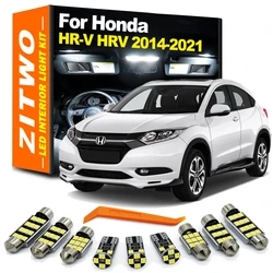 12 шт. для Honda HR-V HRV 2014 2015 2016 2017 2018 2019 2020 светодиодные Аксессуары для внутреннего освещения номерного знака